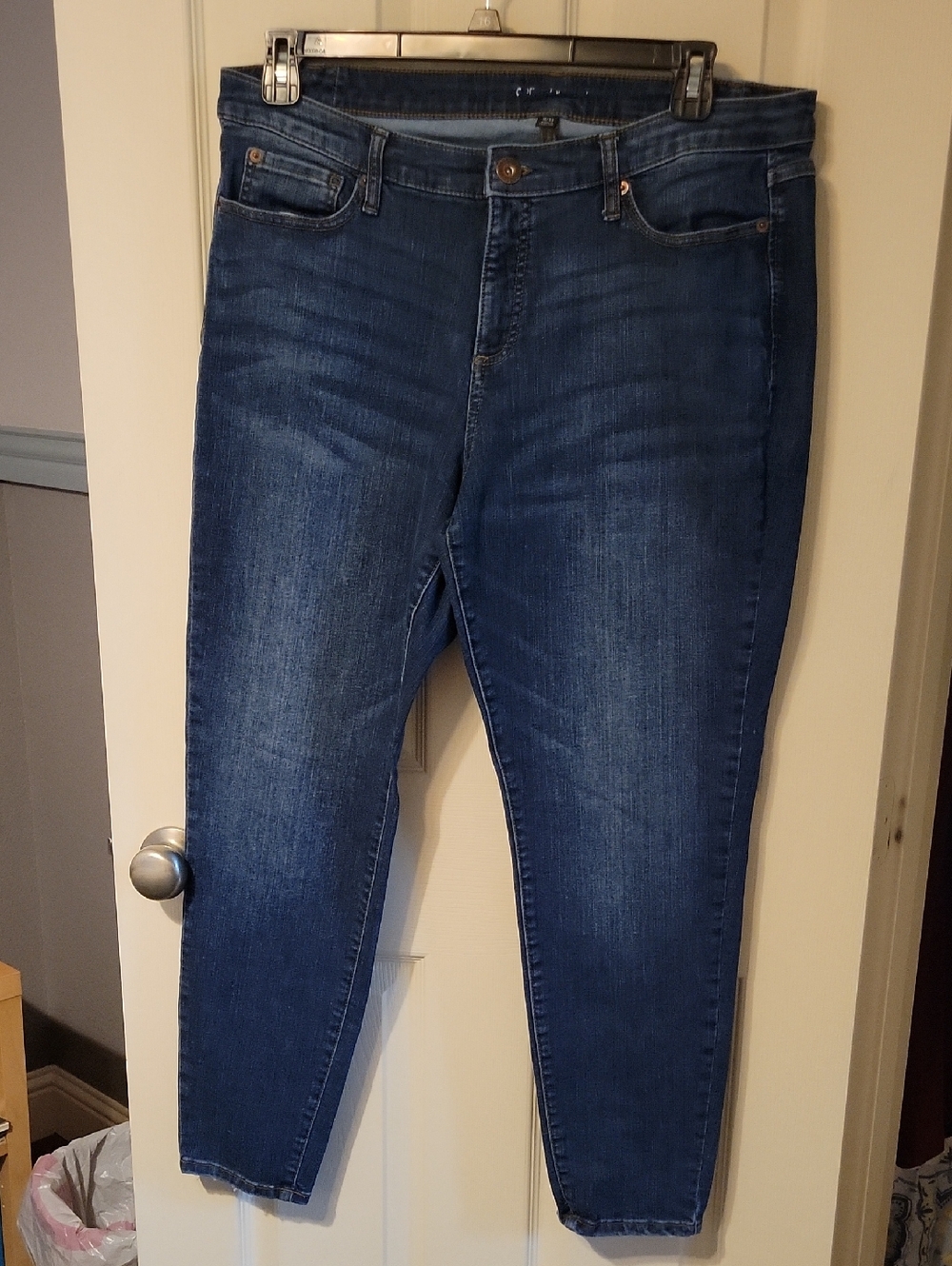 INC International Concepts Dark Blue Skinny Jeans